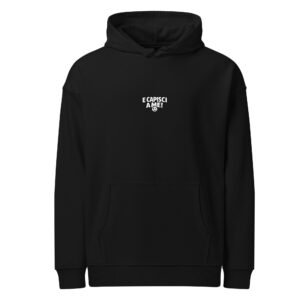 Felpa con cappuccio organica unisex - E capisci a me