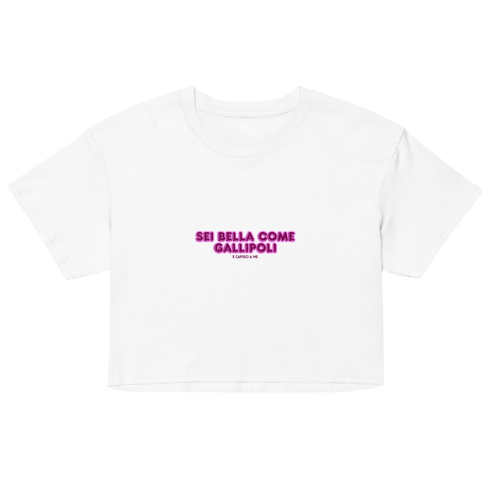 Crop top da donna - Sei bella come Gallipoli - immagine 3