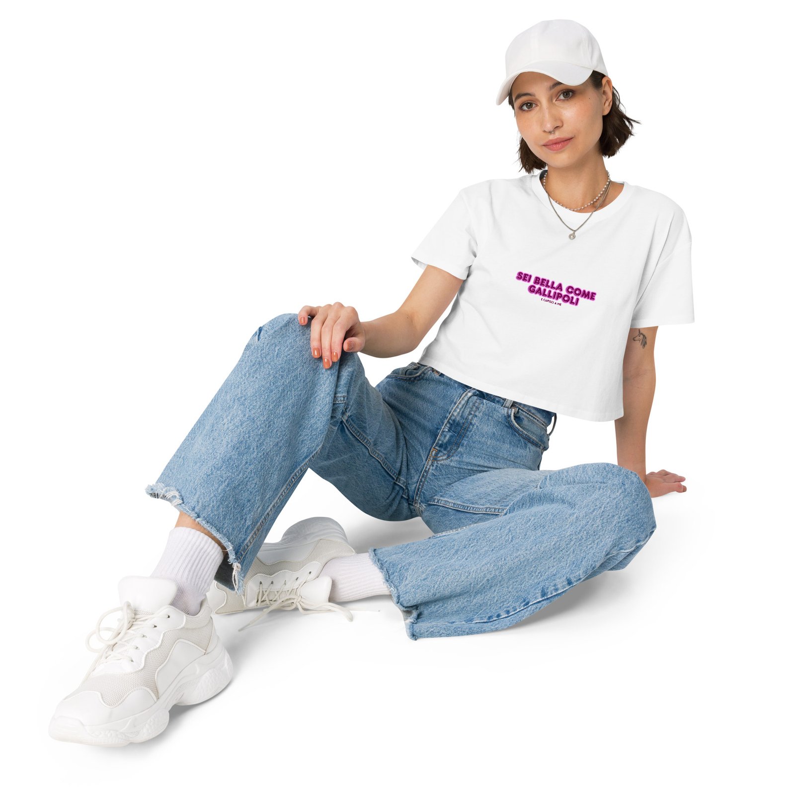 Crop top da donna - Sei bella come Gallipoli - immagine 7